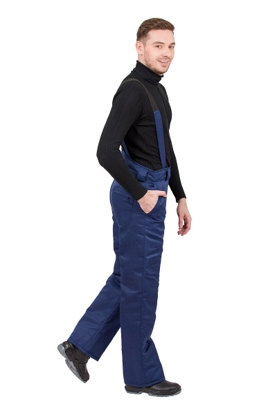 Брюки рабочие мужские зимние "Прим" цвет темно-синий