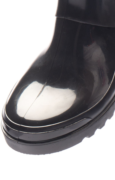 Сапоги ПВХ с чулком из НТП, модель №1 черные