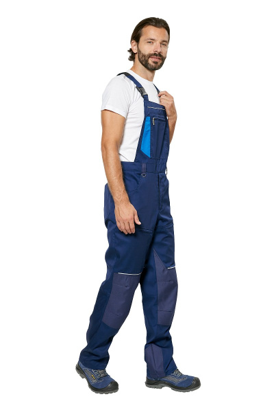 Полукомбинезон рабочий мужской летний "Shelby" цвет темно-синий