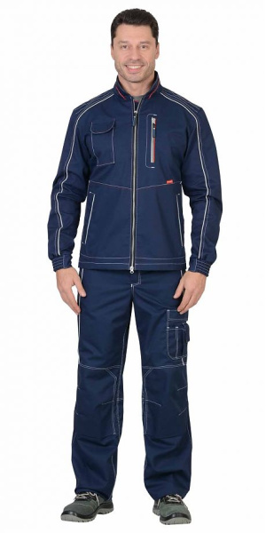 Костюм "АЛЕКС" куртка (чз), брюки, т.синий