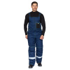 Костюм мужской утеплённый "Бренд К", куртка, п/к, тёмно-синий/чёрный