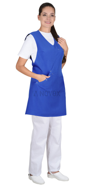 Фартук "ФЛЕР" васильковый (тк.СиСу), (ЧЗ)