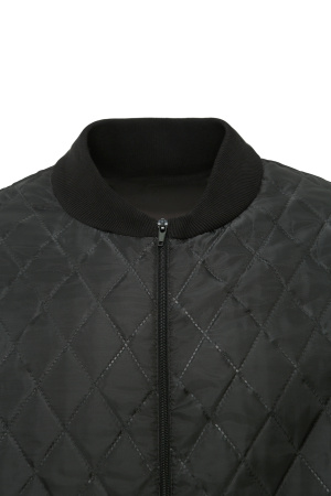 Куртка Эйч-Лайн (H-Line) стеганая черная