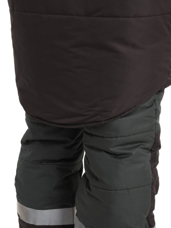 Костюм зимний «НордМен»,  куртка, п/к, серый/чёрный 