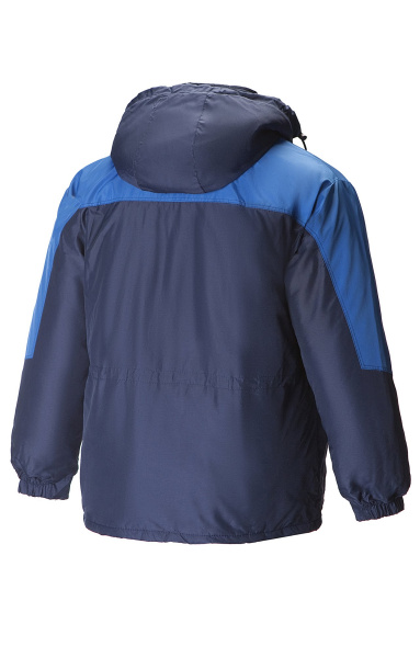 Куртка СИТИ НЬЮ утепленная темно-синяя-василек