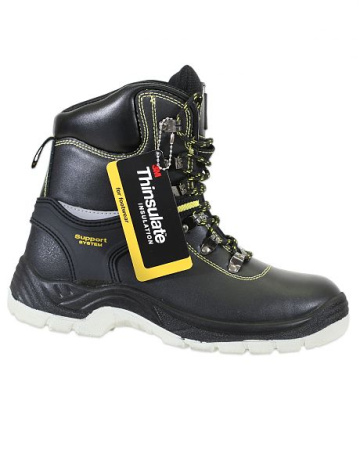 Ботинки "SAVEL-КОМФОРТ" кожаные утеплитель Thinsulate (3М),черный