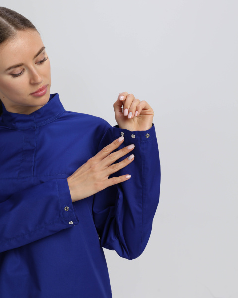 Костюм женский ХАССП-Стандарт NEW (тк.Смесовая,160), васильковый