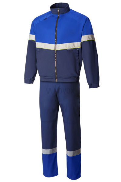 Костюм СОЮЗСПЕЦ, куртка, п/к, темно-синий/василек