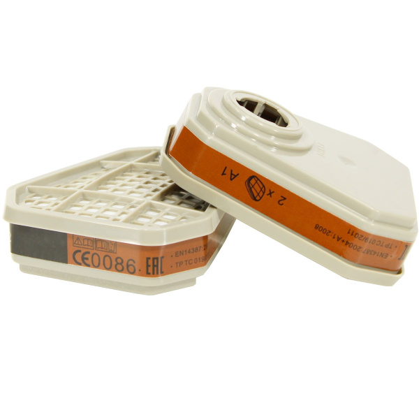 Фильтр для защиты от орган. газов и паров, формальдегида BAIANDA 5117 A1+Fl (2 шт.)