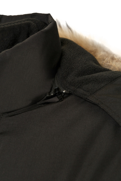 Куртка Домбай утепленная черная, тк.Рейнман Хеви