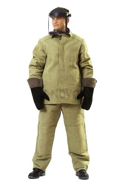 Костюм сварщика летний/демисезонный брезентовый цвет олива