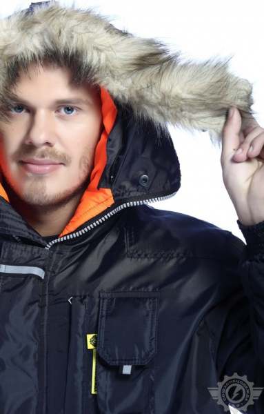  Куртка СЕВЕР утепленная ткань "Оксфорд" темно-синяя