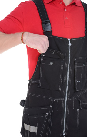 Полукомбинезон «Union Space» (ЮНИОНСПЕЙС) черный