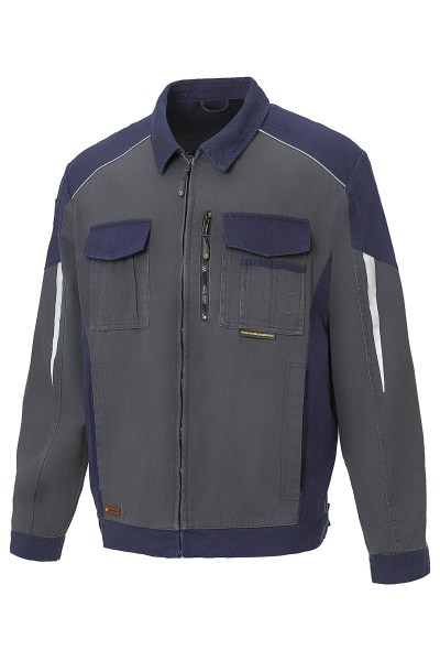 Костюм STATUS COTTON (СТАТУС КОТТОН) графит/т.синий, куртка, брюки