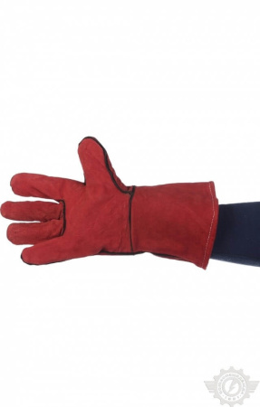 Краги теплозащитные на подкладке красные