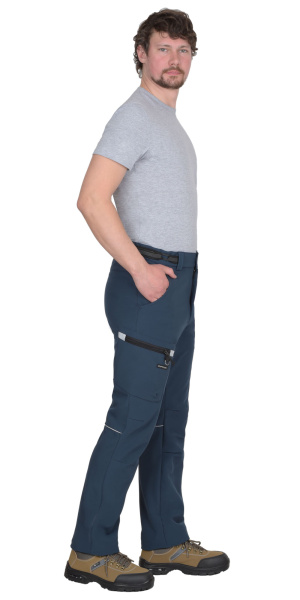 Брюки СПЕЙС софтшелл синие