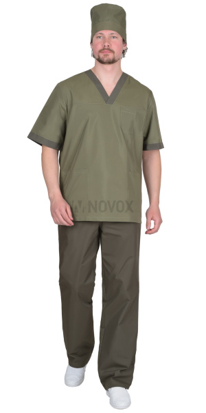 Костюм "РЕАЛ" мужской оливковый с хаки