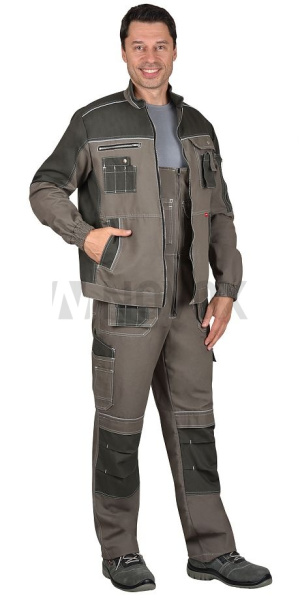 Костюм "Токио": куртка (чз), п/к т. песочный с хаки 100%х/б пл. 260 г/кв.м