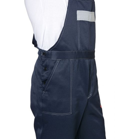 Костюм "ЛЕГИОНЕР" куртка, п/к, синий с серым СОП 50 мм