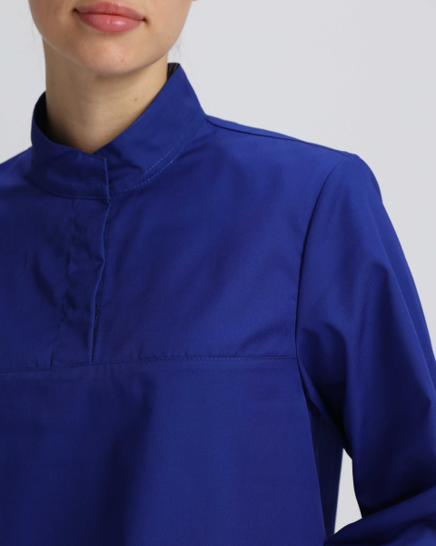 Костюм женский ХАССП-Стандарт NEW (тк.Смесовая,160), васильковый