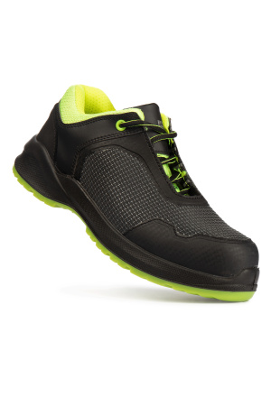 Полуботинки ТЕЙКЕР (TAKER) , КП КС, ПУ/ПУ, черные/зеленые