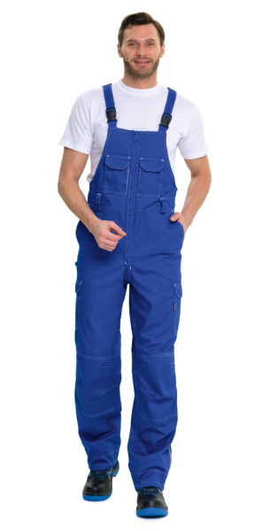 Полукомбинезон мужской летний "Эко-Труд" васильковый, СОП