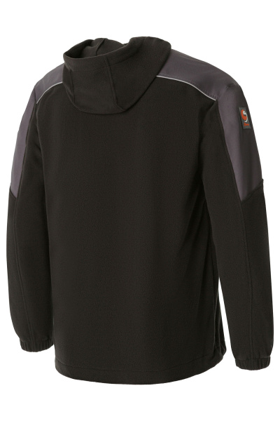 Толстовка Статус (STATUS) комбинированная графит/черная