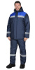 Костюм зимний "Рост-Норд"-2 куртка, п/к, т.синий с васильковым и 2 СОП 50 мм