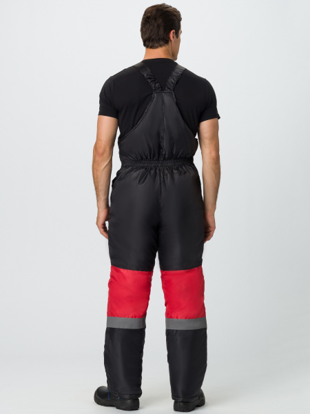 Костюм зимний "Мегрес-2" СОП (тк.OxLine,90) п/к, красный/черный