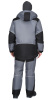 Костюм "АРКТИКА" зимний, куртка дл., брюки, средне-серый с черным