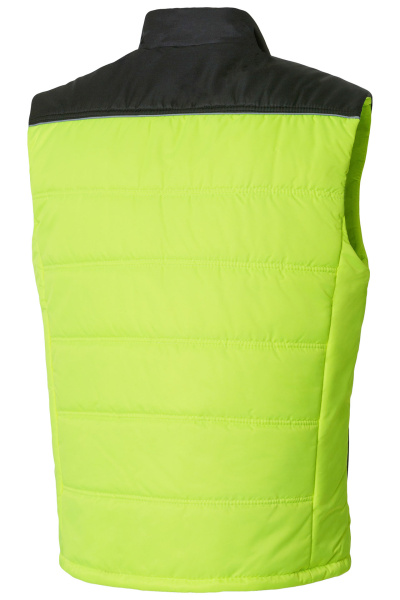 Жилет КОТПРОФИ утепленный лимон/черный