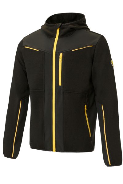 Куртка ЮНИОНВОРКВЕАР (UNIONWORKWEAR) Нитид флис черная