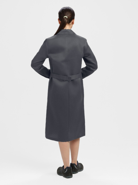 Халат женский Легион (тк.Смесовая,210), т.серый/красный