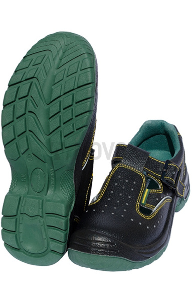 Полуботинки (сандалии) "Рабер" NEW (Нью) с перфорацией (натуральная кожа) с композитным подноском