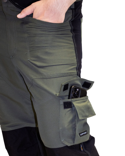 Костюм "Тритон" куртка, брюки хаки с черным, тк. Кошачий глаз