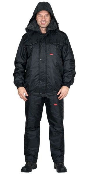 Костюм зимний "Полюс" куртка, брюки, черный