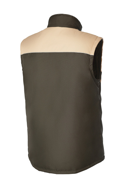 Куртка КОТКРУТ (KOTKRUT) трансформер утепленная черная/бежевая