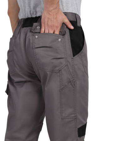 Костюм ЦИТРИН куртка (чз), брюки ср.серый с черным