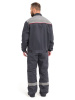 Костюм "Нова" куртка+брюки, цв. т. серый/св. сер.