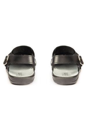 Сандалии (сабо) АЛМИ ЛАРИСА женские МИНПРОМТОРГ, ПУ, черные