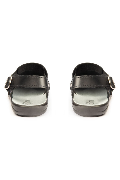 Сандалии (сабо) АЛМИ ЛАРИСА женские МИНПРОМТОРГ, ПУ, черные