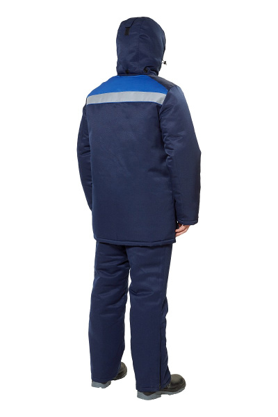 Куртка рабочая мужская зимняя "Прим" цвет т.синий/василек