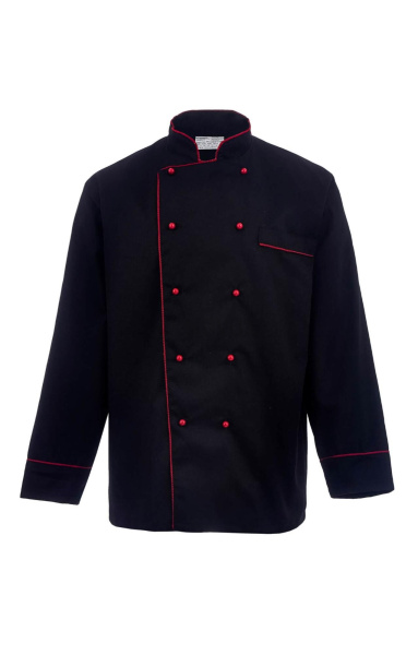 Куртка поварская (китель) "Люкс" черная
