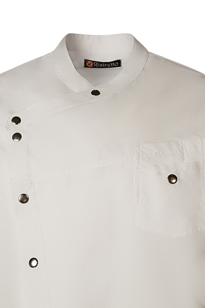 Китель поварской РИСТРЕТТО ШЕФ Лайт мужской белый