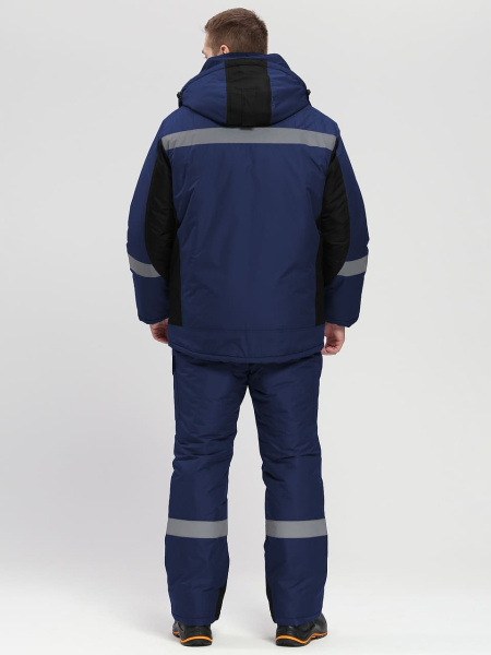 Костюм зимний "Вектрон-2" СОП (тк.Таслан,135) п/к, т.синий/черный