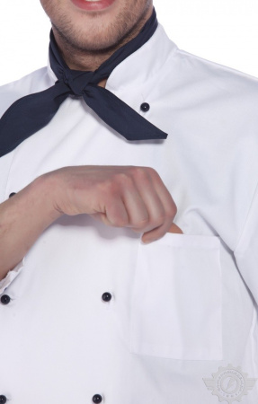 Куртка поварская (китель) "Люкс-Лайт" синяя полоска