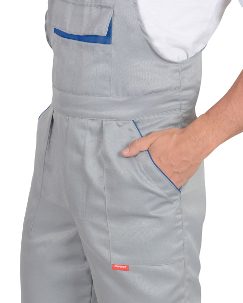 Полукомбинезон "ПРОФЕССИОНАЛ",светло-серый