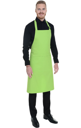 Фартук FLORA (ФЛОРА) с нагрудником spring green (весенний зеленый)