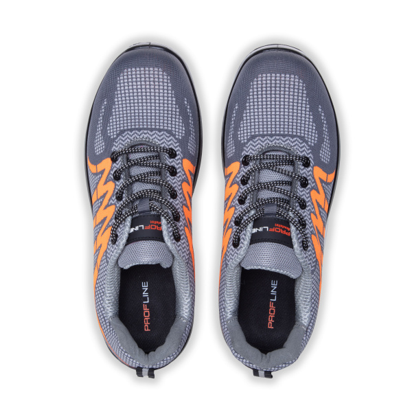 Полуботинки текстильные PROFLINE Specialist КП ПУ/ПУ, серый/оранжевый