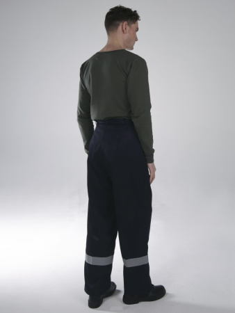 Костюм "Лигор-1" СОП (тк.Смесовая,210) брюки, т.синий/серый